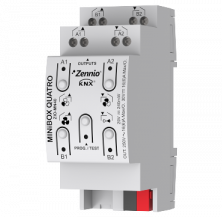 Актуатор KNX, 4-выхода Zennio MINiBOX QUATRO ZIO-MN40
