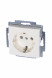 ABB BJB Basic 55 Беж Розетка с/з