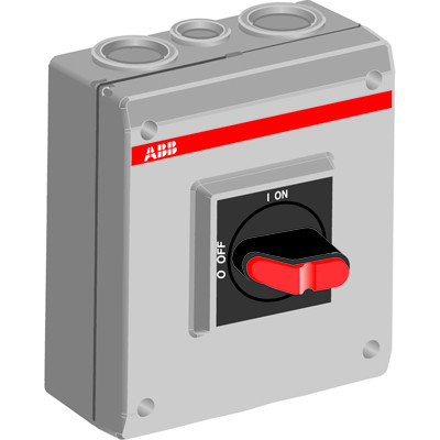 ABB OTP16B4M Выключатель-разъединитель 4Р 16A в боксе, резьба 4хМ25+2хМ16