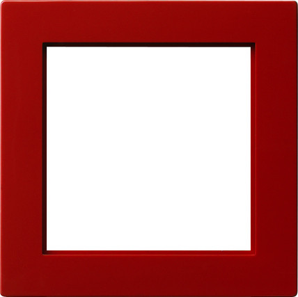 Gira S-Color Красный Адаптерная рамка для приборов с накладкой 50*50 мм