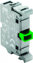 ABB MCB-10G Контактный блок фронтального монтажа 1НО (позолоч)