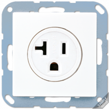 JUNG Розетка системы US-NEMA 20А 125V, слоновая кость