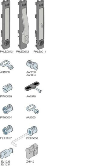 ABB Ручка двери для полуцилиндра (зап. ч.)