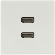 JUNG 2 x HDMI, светло-серый