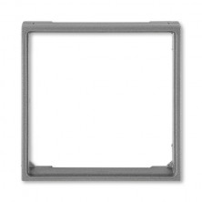 ABB EPJ Levit сталь / дымчатый чёрный Накладка для механизма подсветки LED, сталь