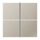 JUNG KNX LS 990 Edelstahl Комплект накладок, 4гр