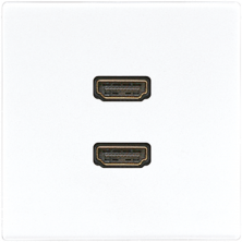 JUNG 2 x HDMI, белый