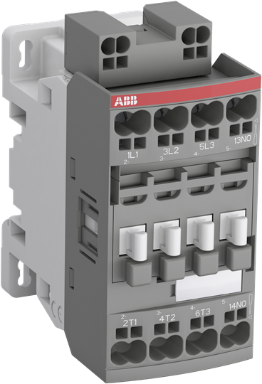 ABB Контактор AF12Z-30-01K-20 с втычными клеммами, с катушкой управления 12-20BDC