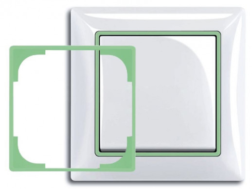 ABB BJB Basic 55 Салатовый Вставка декоративная в рамку