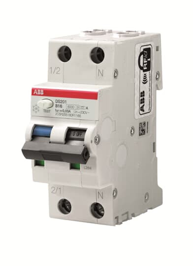 ABB Выключатель автоматический дифференциального тока DS201 B6 A30