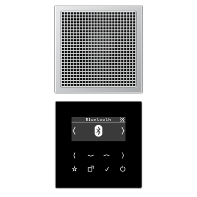 JUNG Цифровое радио DAB + с поддержкой Bluetooth, алюминий