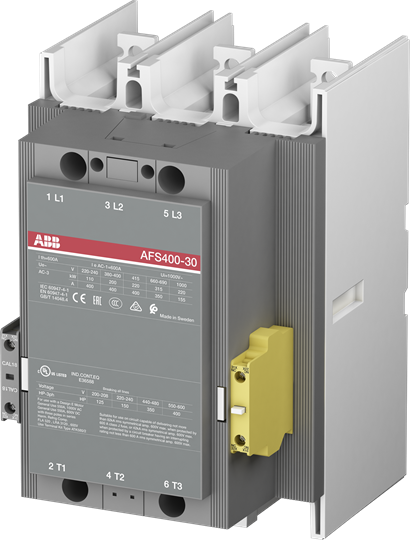 ABB Контактор AFS400-30-12 для систем безопасности, с универсальной катушкой управления 250-500В AC/DC