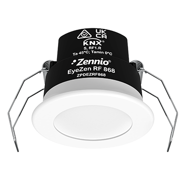 Zennio ZPDEZRF868W Радиочастотный датчик движения EyeZen RF 868, цвет: белый
