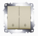 ABB Cosmo Титаниум Переключатель 2 кл. сх. 6