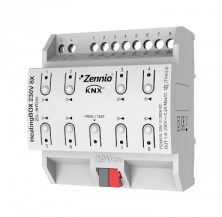 Актуатор отопления KNX, 8 каналов, 230 VAC Zennio HeatingBOX 230V 8X ZCL-8HT230