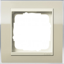 Gira Event Clear Песочный/Крем глянц Рамка 1-ая