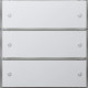 Gira KNX Сенсорный выключатель 3 Komfort 3 мест