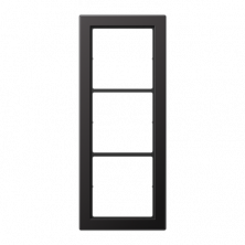 JUNG Рамка 3-кратная, Dark