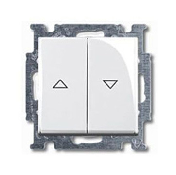 ABB BJB Basic 55 Бел Выключатель жалюзийный кнопочный