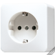 JUNG AP 600 Слоновая кость Розетка для накладного монтажа 16A 250V