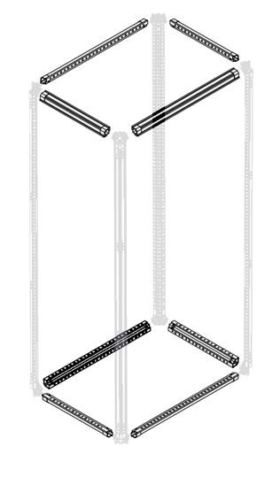 ABB Профиль гальв.каркаса шкафа W=600мм(4шт)