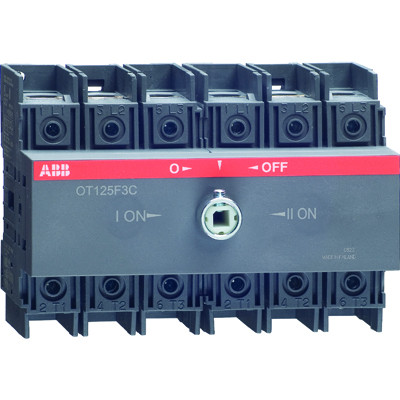 ABB OT100F3C Выключатель-разъединитель реверсивный 3Р 100А без ручки управления