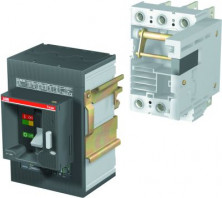 ABB Tmax Фиксированная часть выкатного выключателя T4 W FP EF 3P