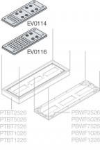 ABB Фланец кабельный на 34 ввода,214х90