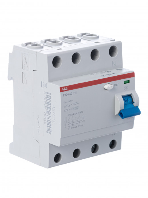 ABB F204AC УЗО 4Р 80A 500mA (AC)