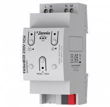 Контроллер вентиляторов KNX, 1 канал, 230 VAC FANinBOX 230V 1CH Zennio ZCLFB230C1