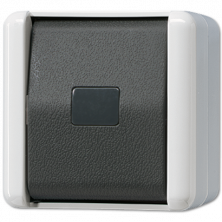 JUNG Кнопка без фиксации 10AX 250V ~ для накладного монтажа  IP44
