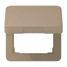 JUNG CD 500/CD plus Бронза Крышка откидная для розеток и изделий 50х50