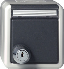 Gira Розетка с запирающейся на ключ крышкой IP44 (выбранные замыкания)