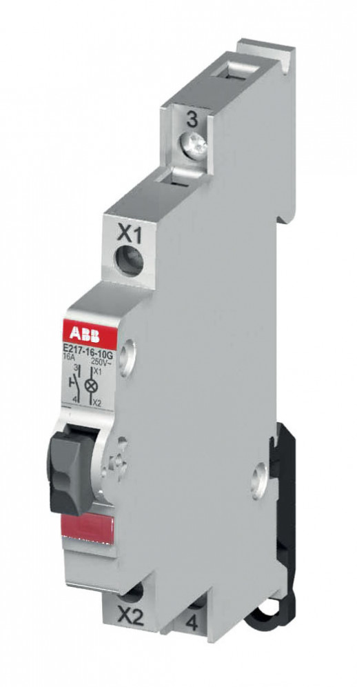 ABB E217 Выкл.кноп.подсвет.к. E217-16-10C48