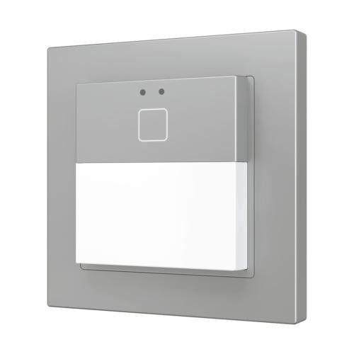 Zennio ZPDW1V2S Presentia W1 v2. Датчик движения KNX для настенного монтажа — 1 кнопка — серебристый