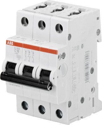 ABB Выключатель автоматический 3-полюсной S203M C1.6