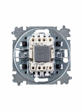 ABB EPJ Levit слоновая кость / белый Выключатель 1-клавишный с подсветкой