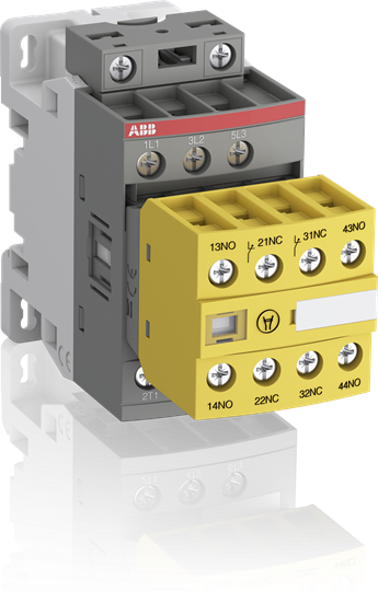 ABB Контактор AFS09-30-22-11 для систем безопасности, с универсальной катушкой управления 24-60В AC / 20-60В DC