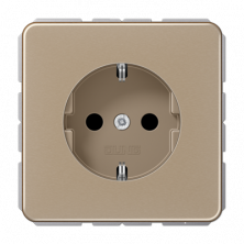JUNG CD500 Золотая бронза Розетка Schuko 16A 250V с защитой от детей