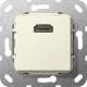 Gira S-55 Крем Разъем HDMI