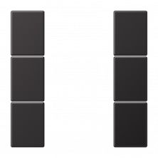 JUNG Набор накладок 3 группы, Dark