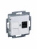 ABB EPJ Levit белый / белый Розетка компьютерная RJ45 кат,5e+заглуш,, белый