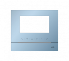 ABB Рамка для абонентского устройства 4,3, голубой глянцевый