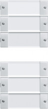 Gira KNX S-55 Комплект клавиш, 6 шт.