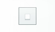 ABB SKY Альпийский белый Накладка для телекоммуникационных розеток типа 8117... и/или 8118…
