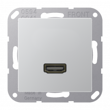 JUNG A 500 Алюминий Розетка HDMI 1-ая