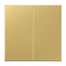 JUNG Клавиша для KNX кнопки, 2 группы металл латунь Classic