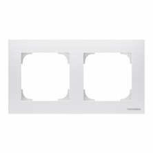 ABB SKY Альпийский белый Рамка 2-постовая
