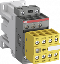 ABB Контактор AFS16Z-30-22-30 для систем безопасности, с катушкой управления 24 В DC для подключения к ПЛК
