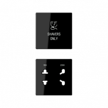 JUNG Kрышка для электрической розетки для бритв арт.: SO7522EINS термопласт черный